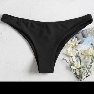 Black Cheeky Bikini Bottoms